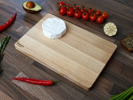 Planche à découper en bois de frêne naturel dur 3 tailles