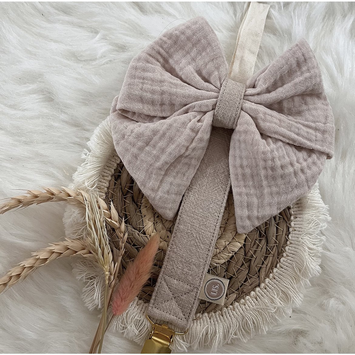 Sear Cord Deluxe Bow - Beige