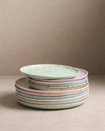 New Party Dinner Plate 27cm - Mix 6 Pieces