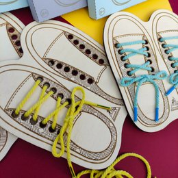 Tack the Shoe, Education Lacing Toy, ate the Shoelace, Gift para niños y niños pequeños