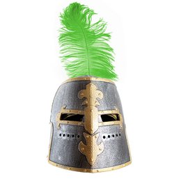 TEMPLAR HELMET WITH LID IMP + FEATHER COLOR - ST945F