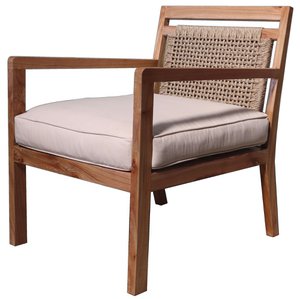 BUTACA MINDI POLIESTER 60X84X85 NATURAL MB207996