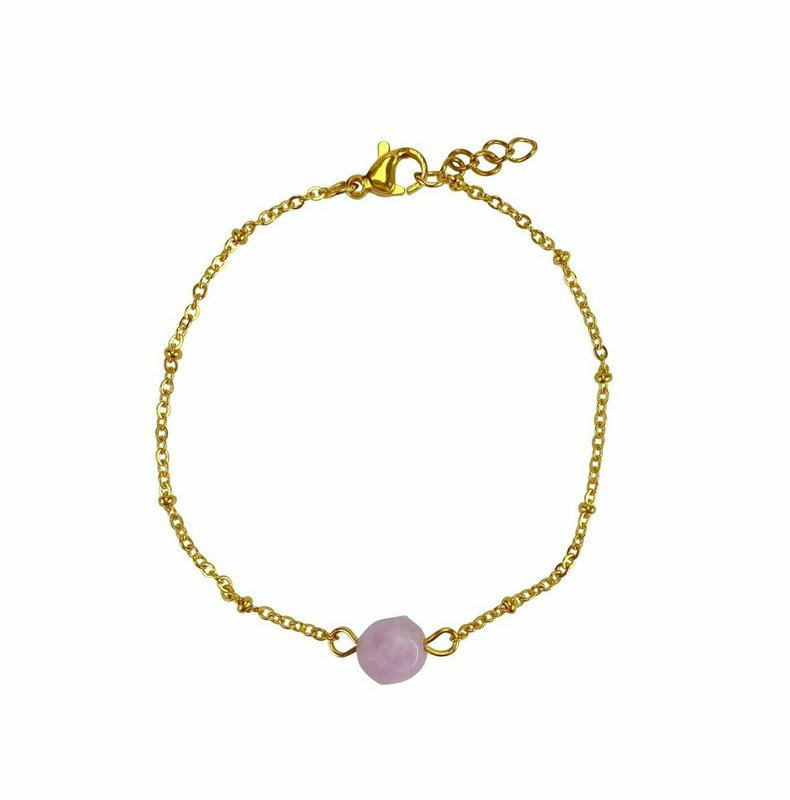 Armbånd Chalcedon - Guld