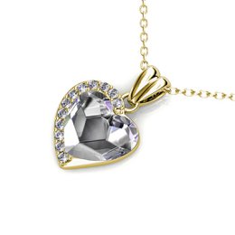 Amore - pendenti di sfondo d'oro e cristallino