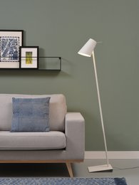 Vloerlamp ijzer/gumowane wykończenie Cardiff, z