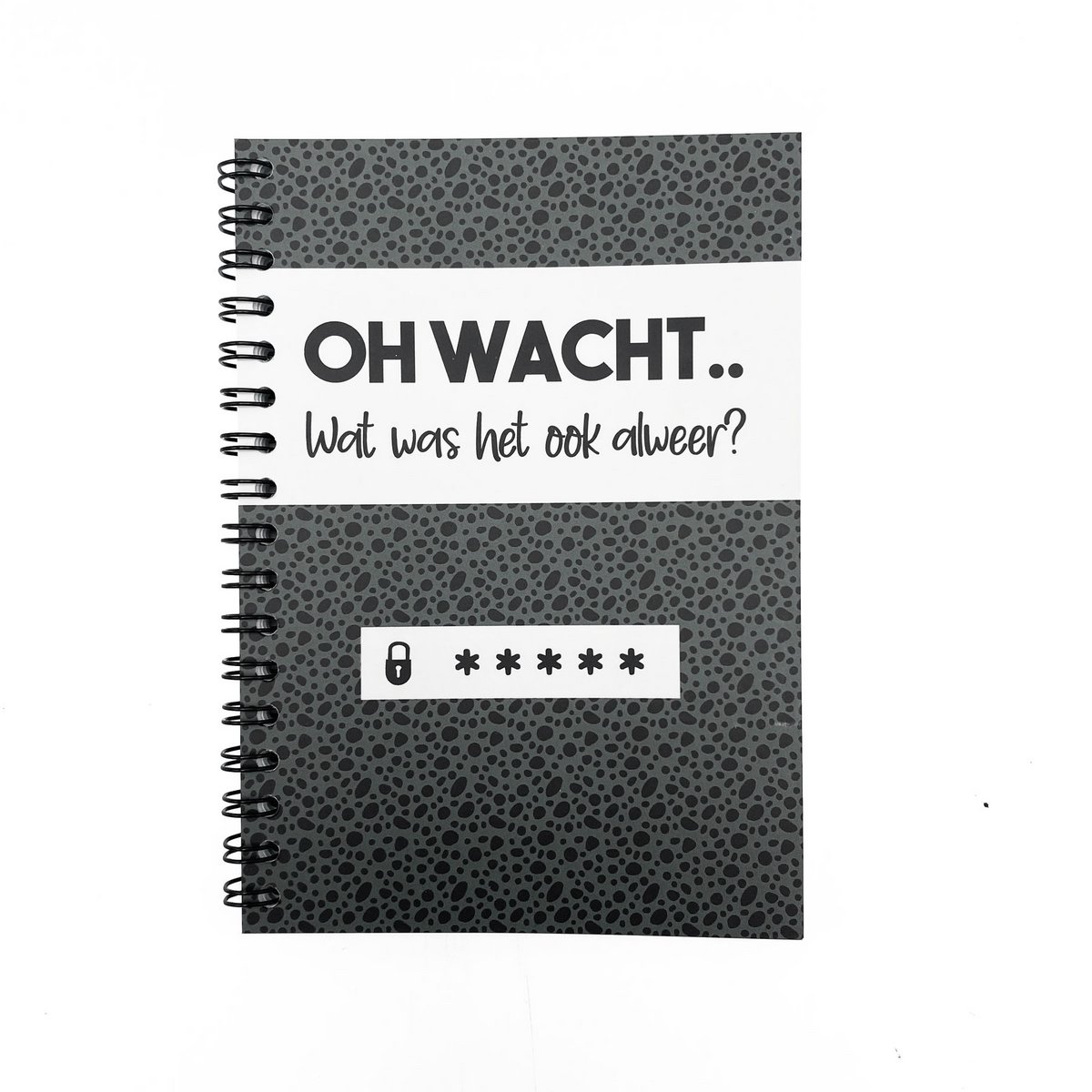Password booklet A6