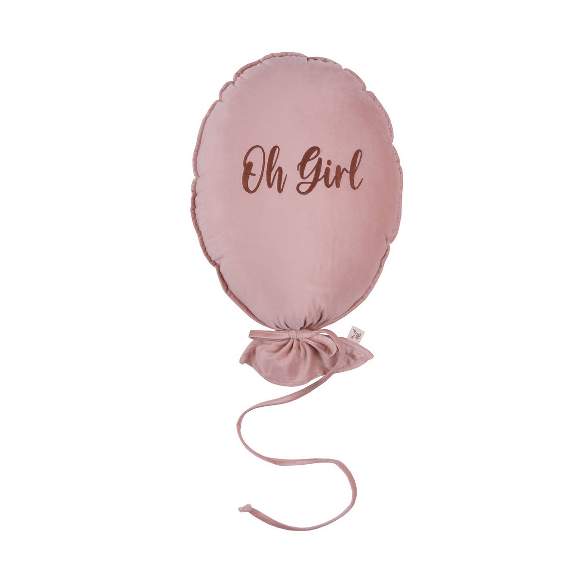 CUSCINO A PALLONCINO DELUX NATURALE ROSA