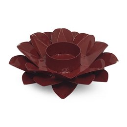 PORTE BOUGIE LOTUS RED ROOT CHAKRA
