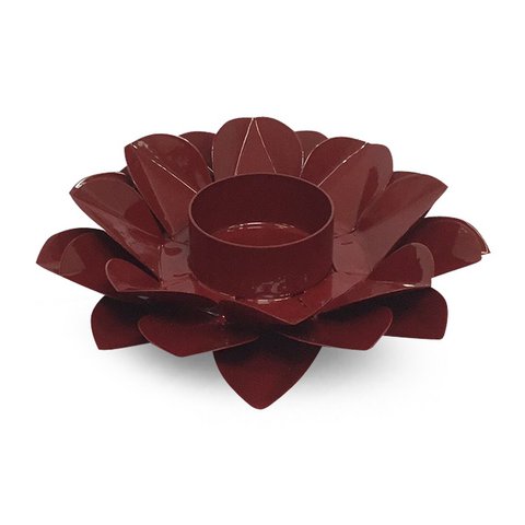 Lotus Candle Holder Red Root Chakra