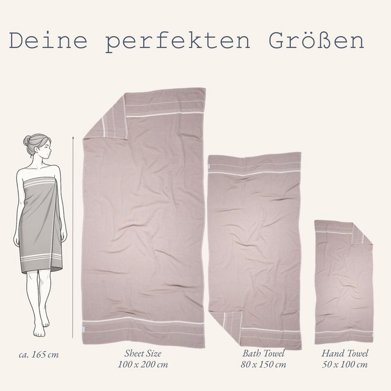 Ecobain Towel "Cocoon" | Dusty Pier (Taupe)