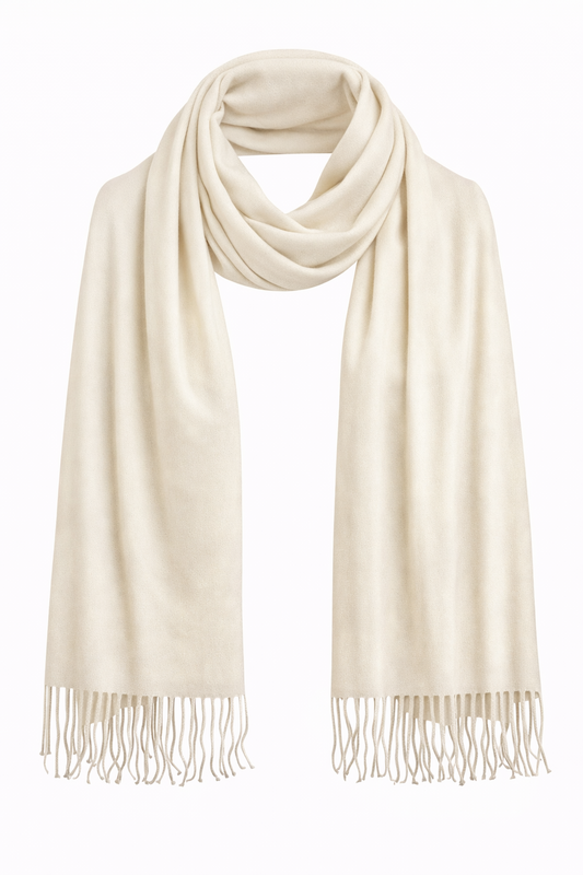 HS Cashmere Look tørklæde - 10+ farver - 180x68cm - Alsidig brug