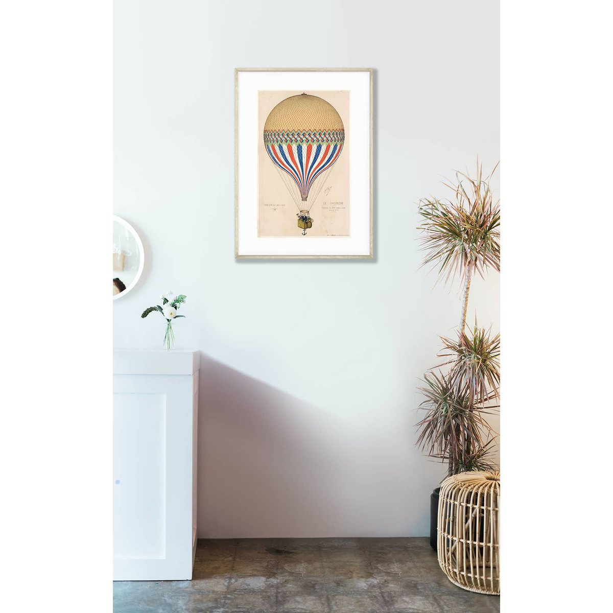 Poster Mongolfiera d'epoca