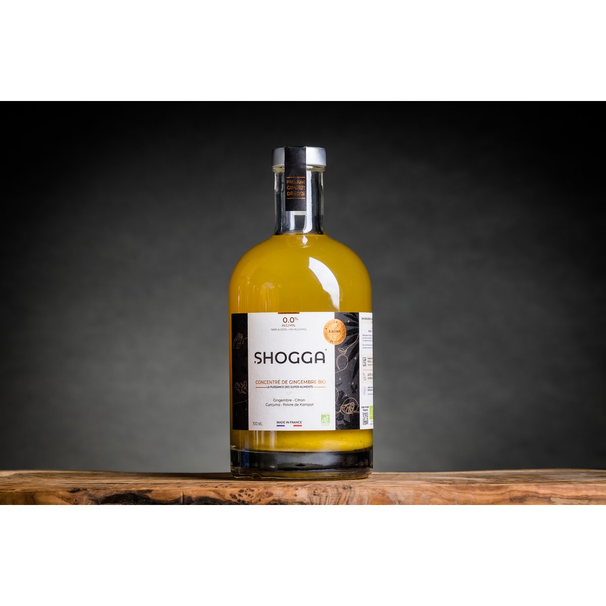 SHOGGA (500 ml) – ¡Bebida de jengibre premium orgánica y francesa!