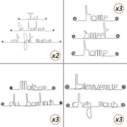 10% DI SCONTO Pacchetto di implementazione: Decorazione da parete in filo metallico “HOUSE”.