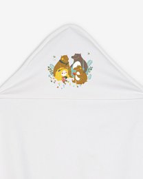 Boucle d'Or bath cape 100% organic cotton certified OEKO-TEX