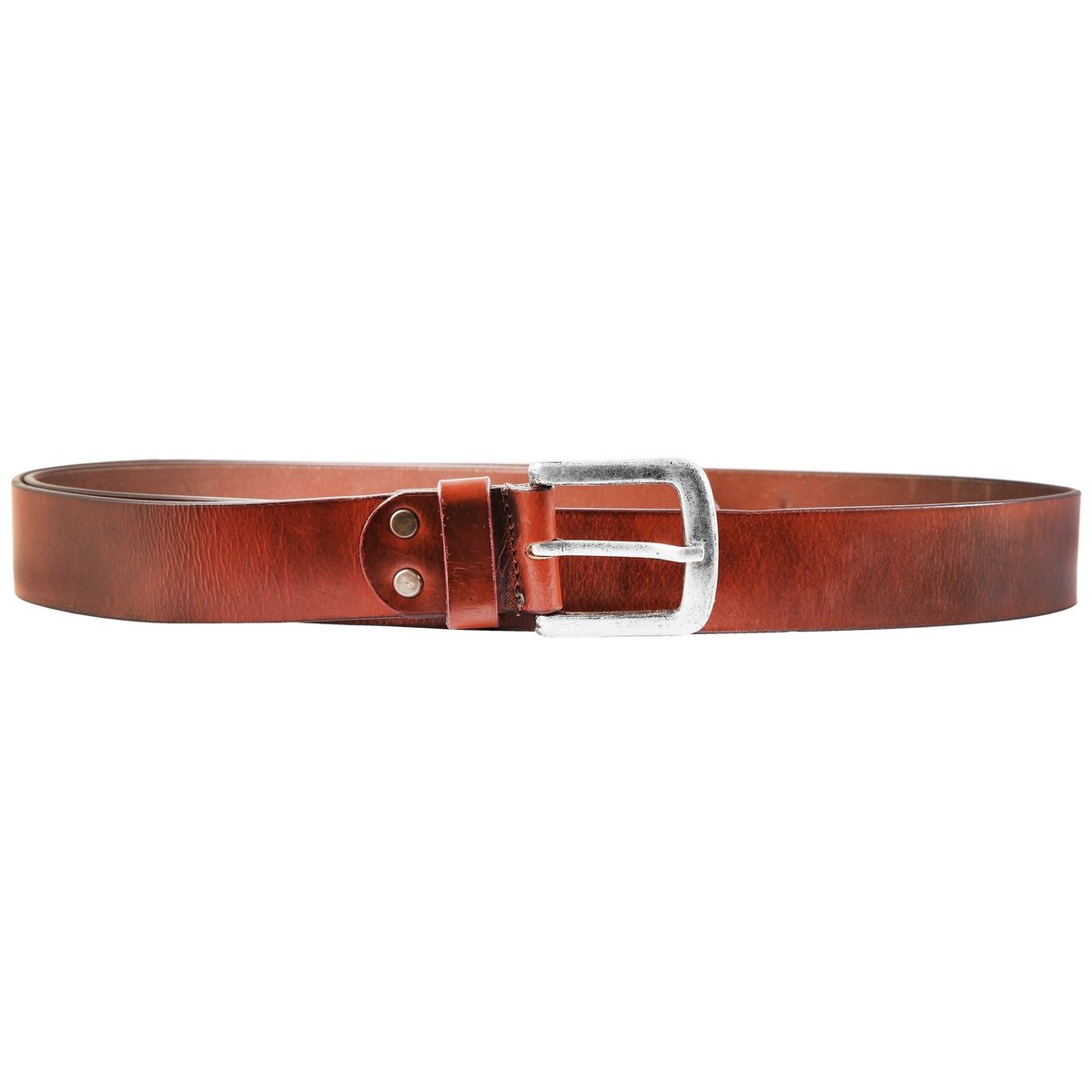 Cintura Leonardo Verrelli in vera pelle, pelle di bufalo, marrone chiaro, fibbia ad ardiglione, 80 cm - 150 cm