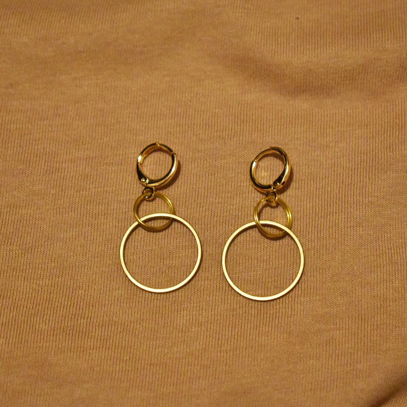 Boucles d'oreilles Welcome Huggie