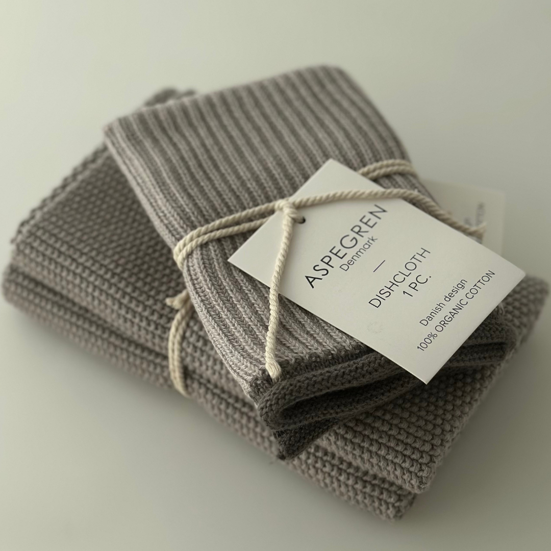 Torchon tricoté – Ondulation – Colombe