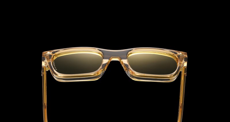 Walton & Mortimer n. 54: occhiali da sole "Inferno" Shimmer Champagne