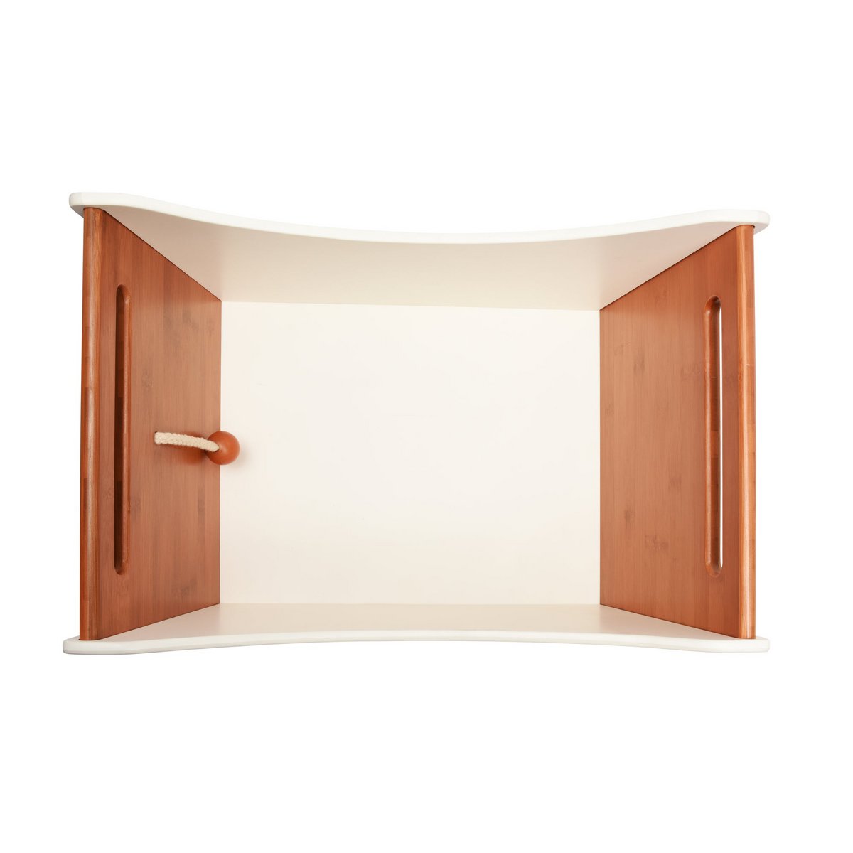 Kinderfeets 2-in-1 houten Toy Box wit