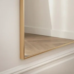 Bogenspiegel Kaja Gold mit Ständer 47x160 cm