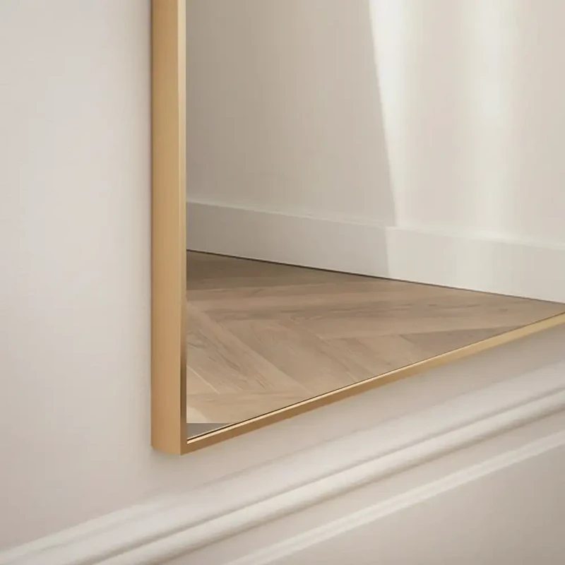 Bogenspiegel Kaja Gold mit Ständer 47x160 cm