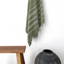 LEY! Plaid Streifen - Olive