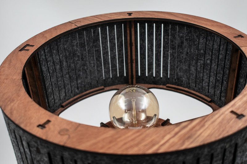 Acoustic table lamp Cilindro