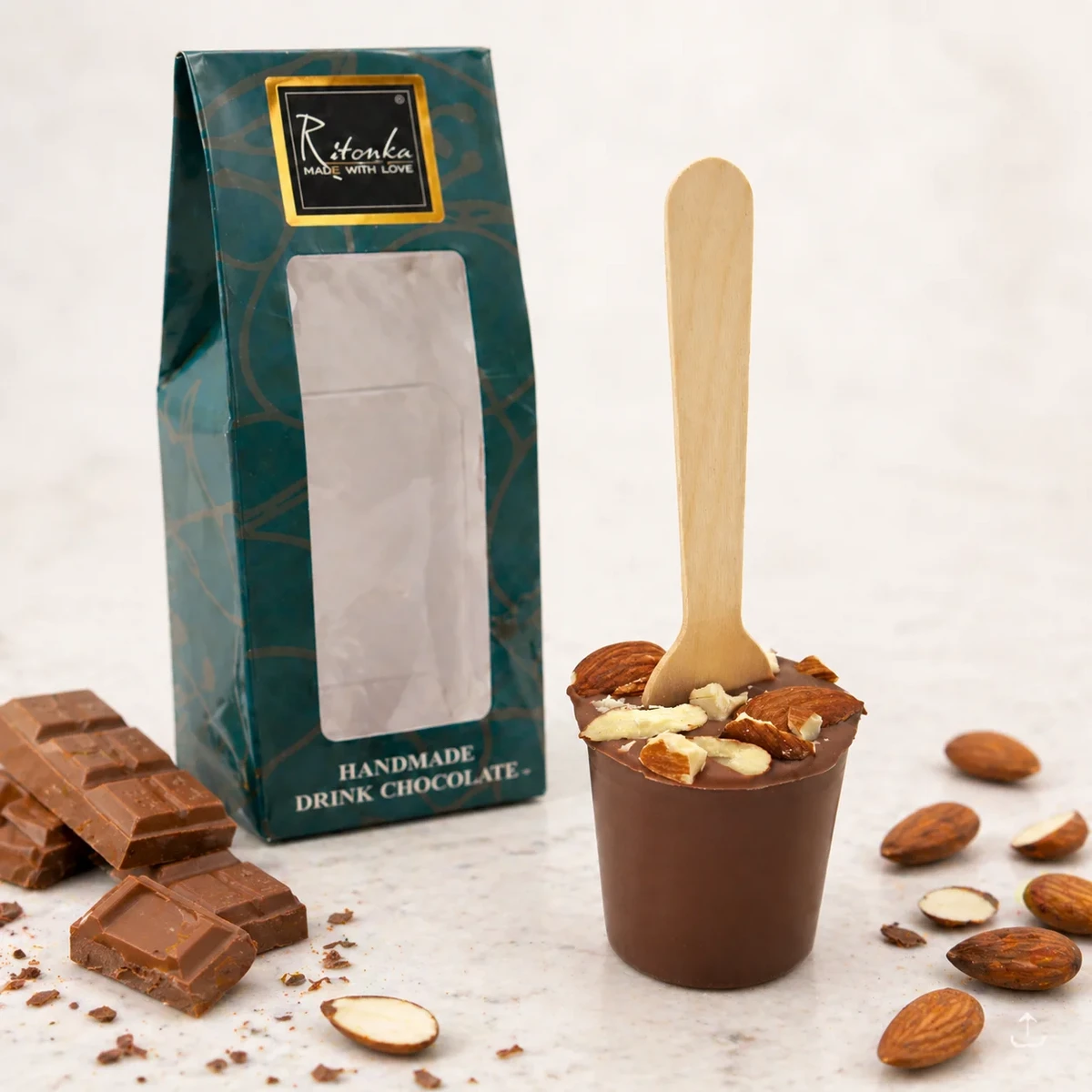 Milk Drinking Chocolate Stick - Almonds | 60g