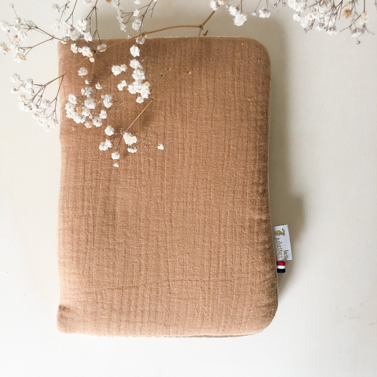 HOUSSE CARNET DE SANTE caramel