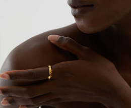 Cherethims - Concave Gold Ring