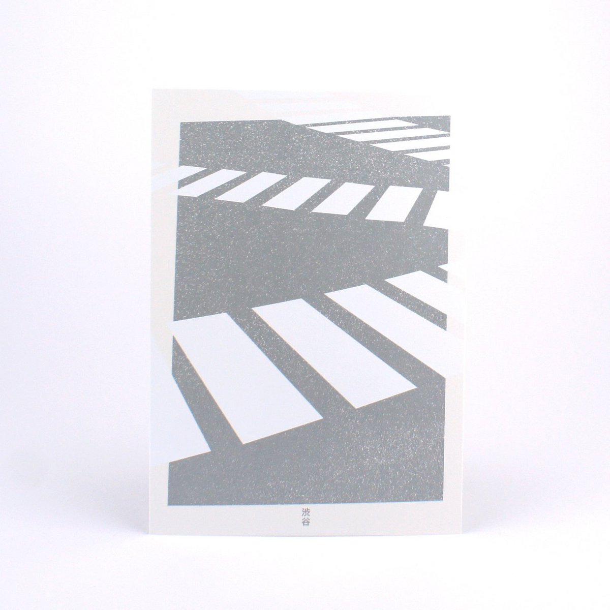 Art Card | Shibuya | Silver metallic | A5