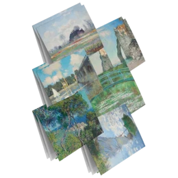 Lykønskningskort sæt Claude Monet