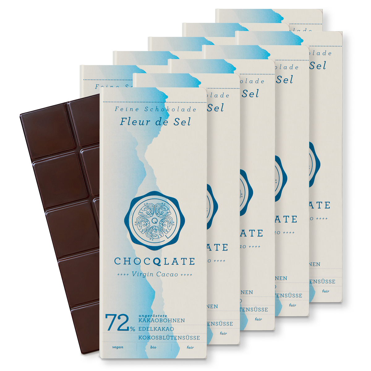 CHOCQLATE organic chocolate FLEUR DE SEL