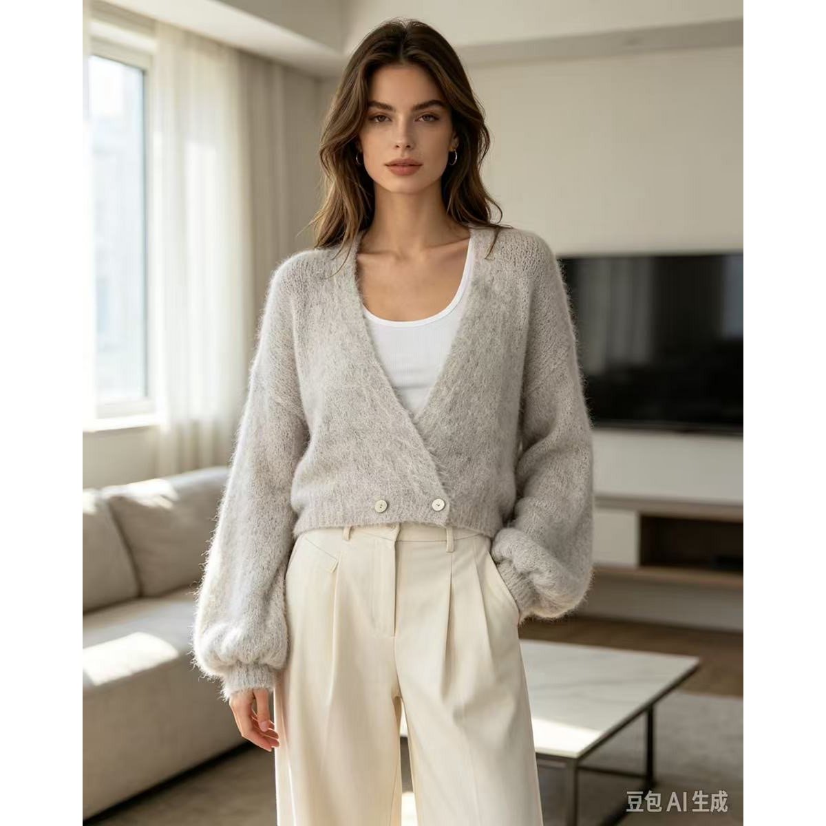 Mohair hartwikkel REF. 7718
