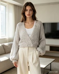 Mohair hartwikkel REF. 7718