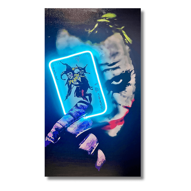 Tarjeta Joker | Arte de pared LED