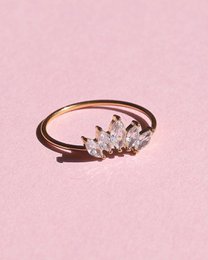 Rosy - Antik diamantklynge ring