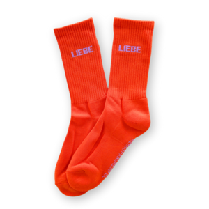 Socks - dear orange - lilac