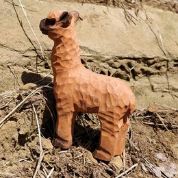 Wudimals® Wooden Alpaca Animal Toy