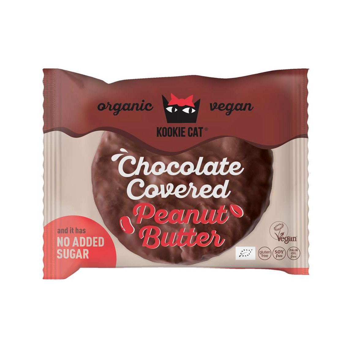 Chocolate Cookie with Peanut Butter no added sugar, organic, 50g, Kookie Cat