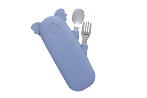 Besteckset und Etui Zoe der Koala-Nebel