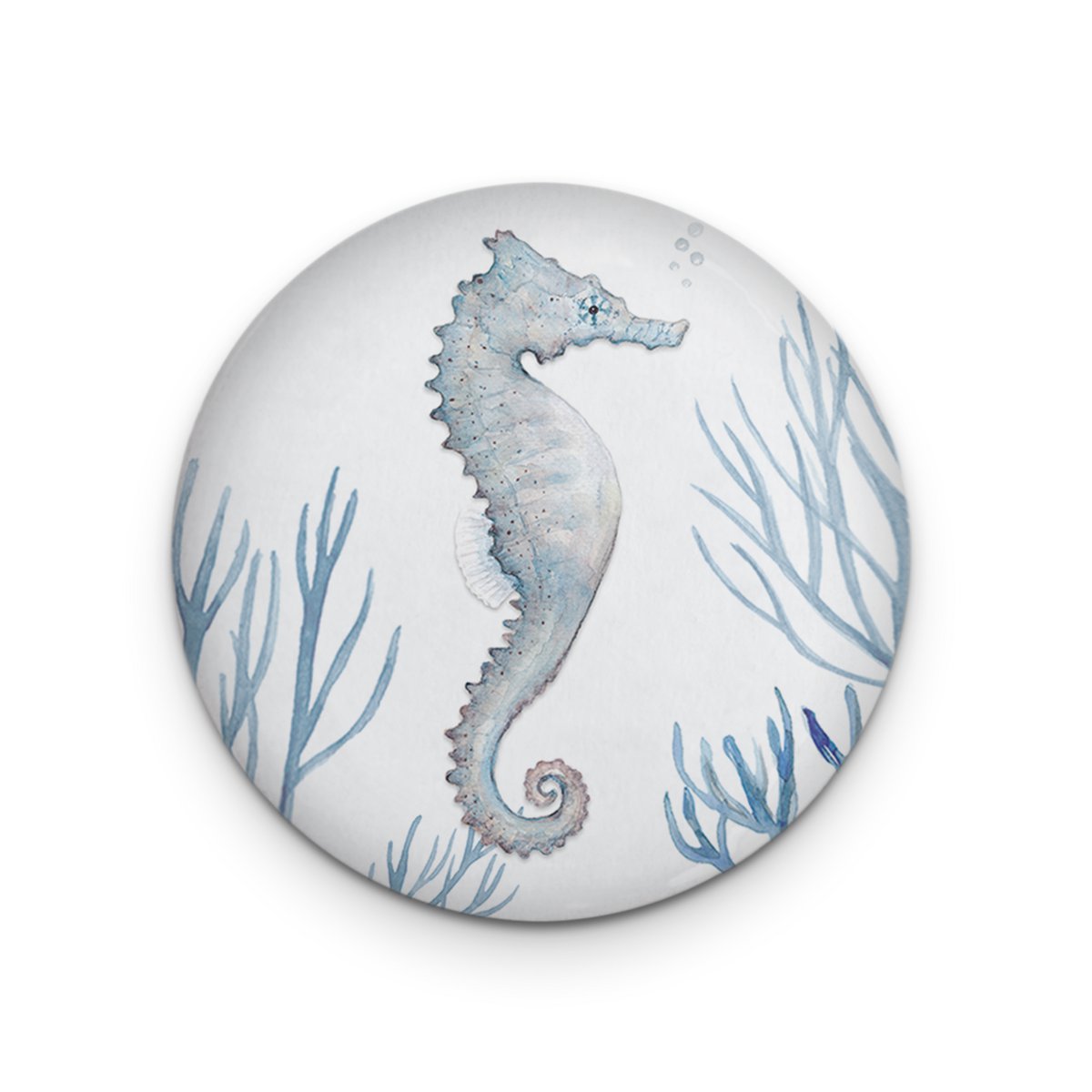 Deco magnet Seahorse Coral