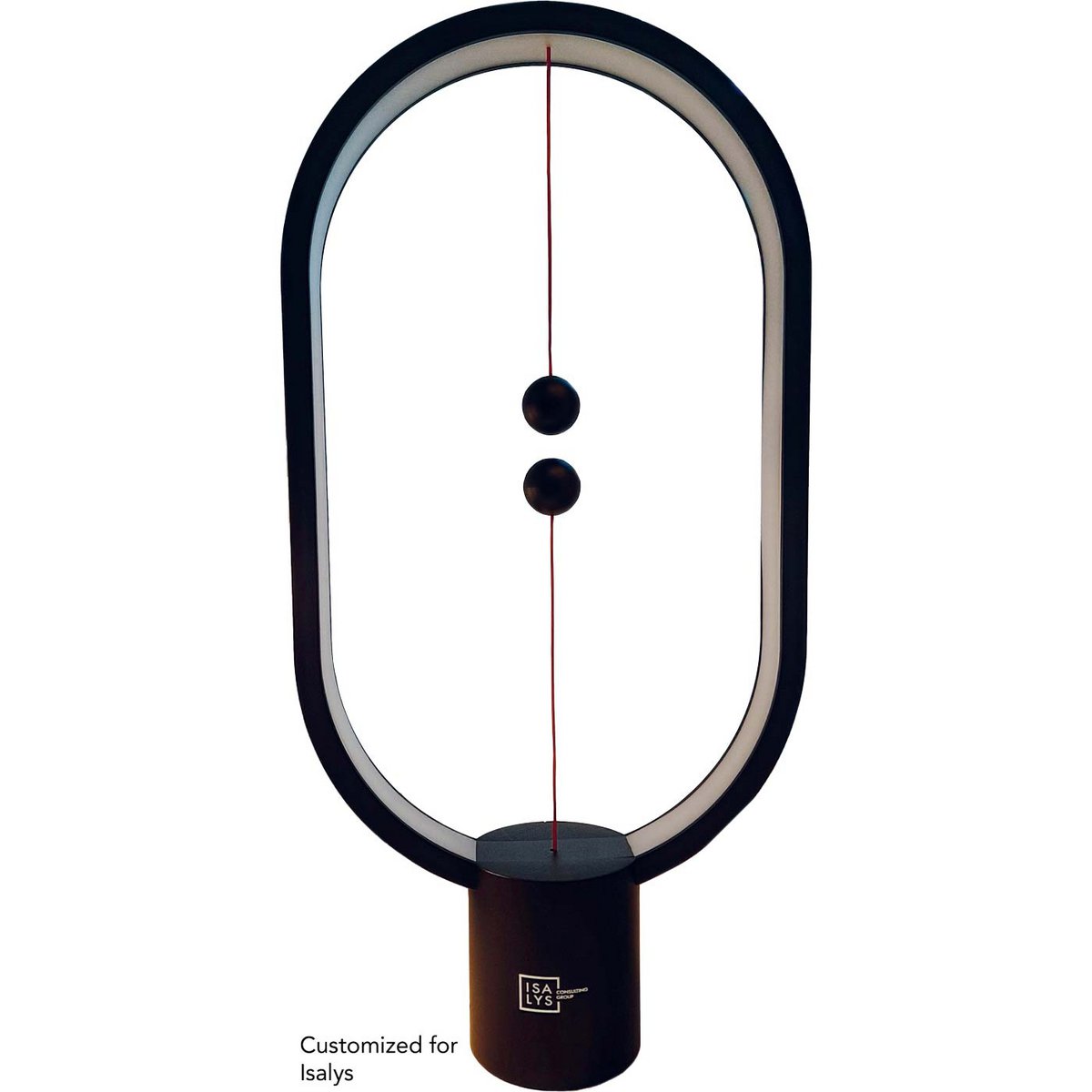 Lampada HENG Balance Ellipse (bianco, rosso, nero)