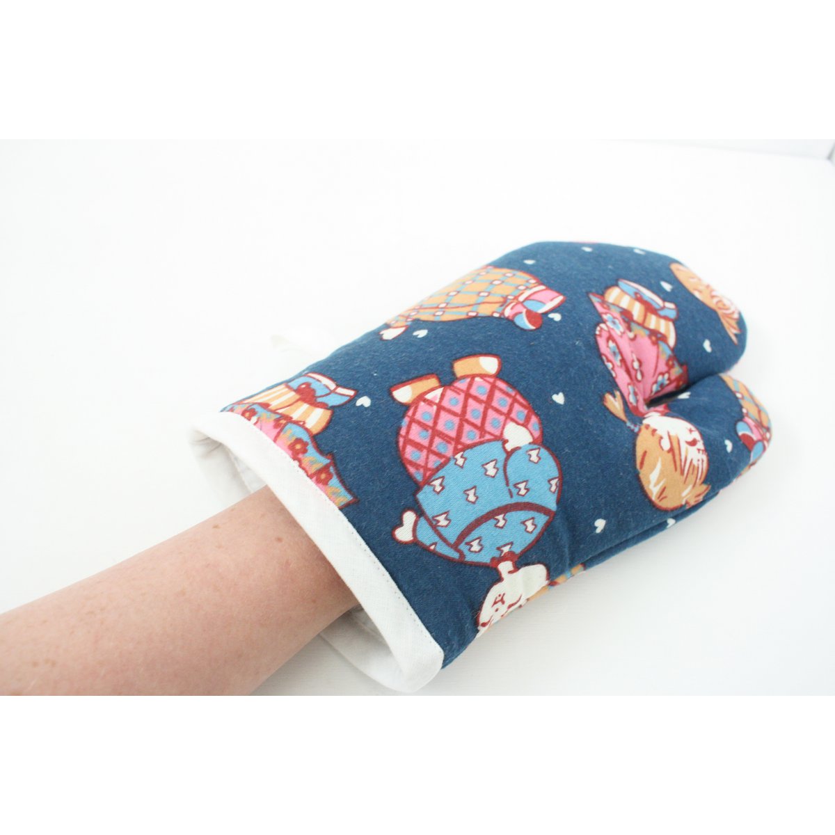 Vintage asiatische Mädchen Ofenhandschuhe
