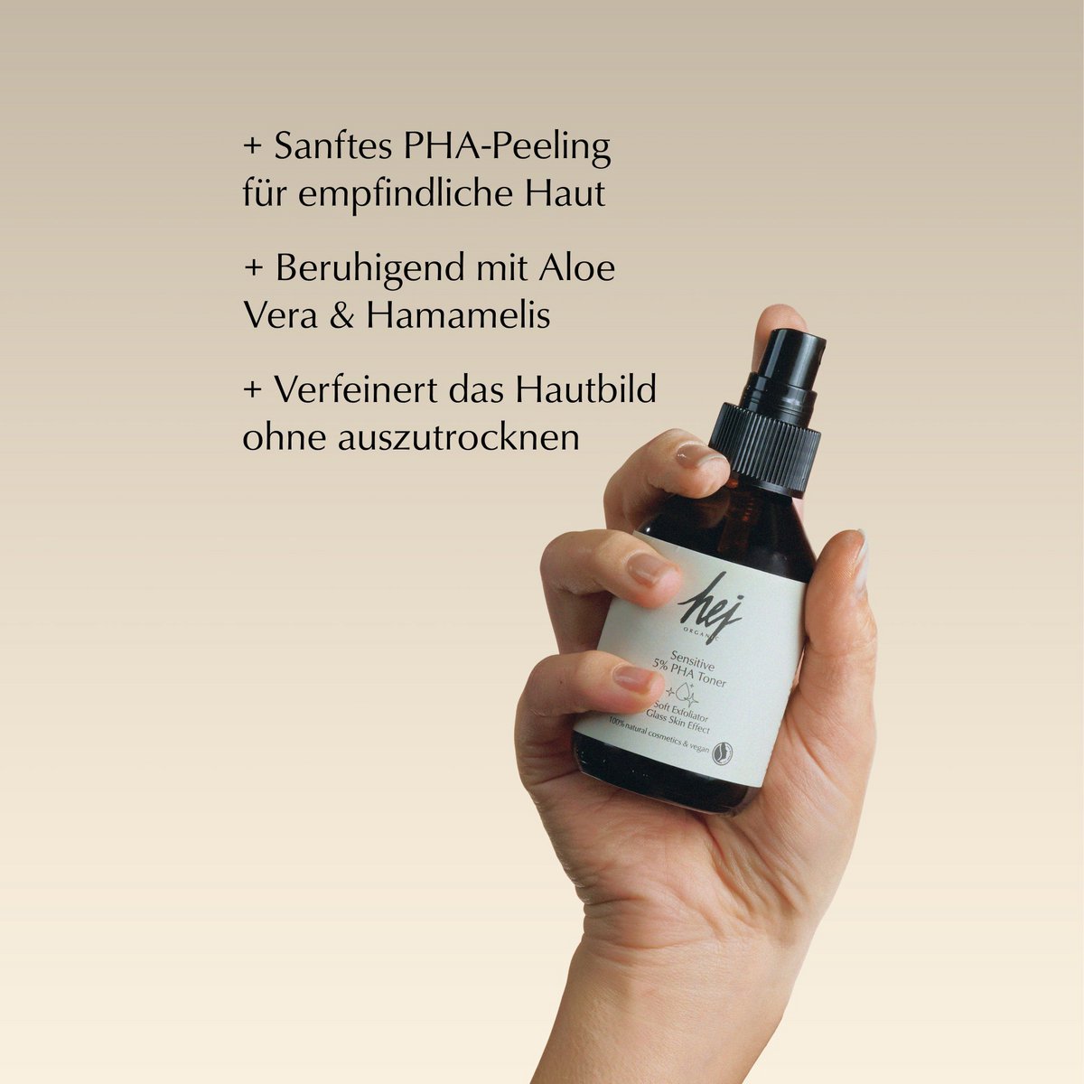 Toner PHA sensible | Toner épluche pour une peau sensible