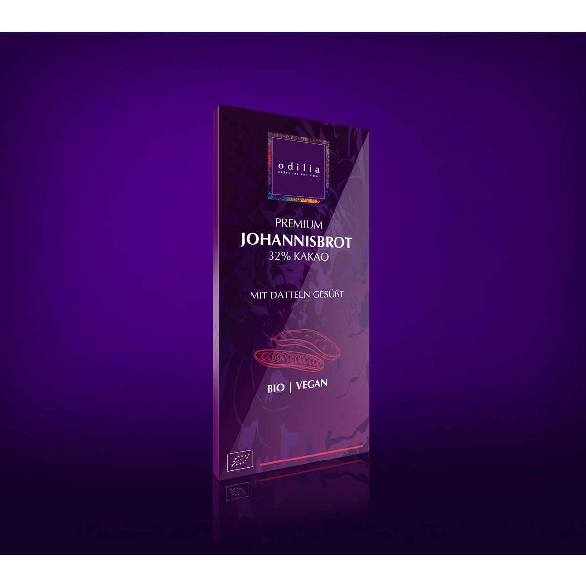 Organic premium carob chocolate