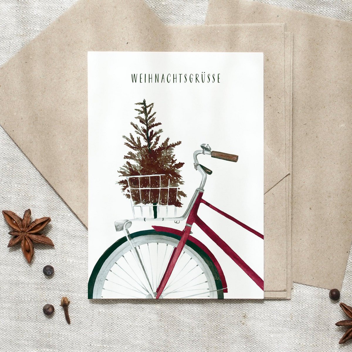 Ansichtkaart · Kerstgroet