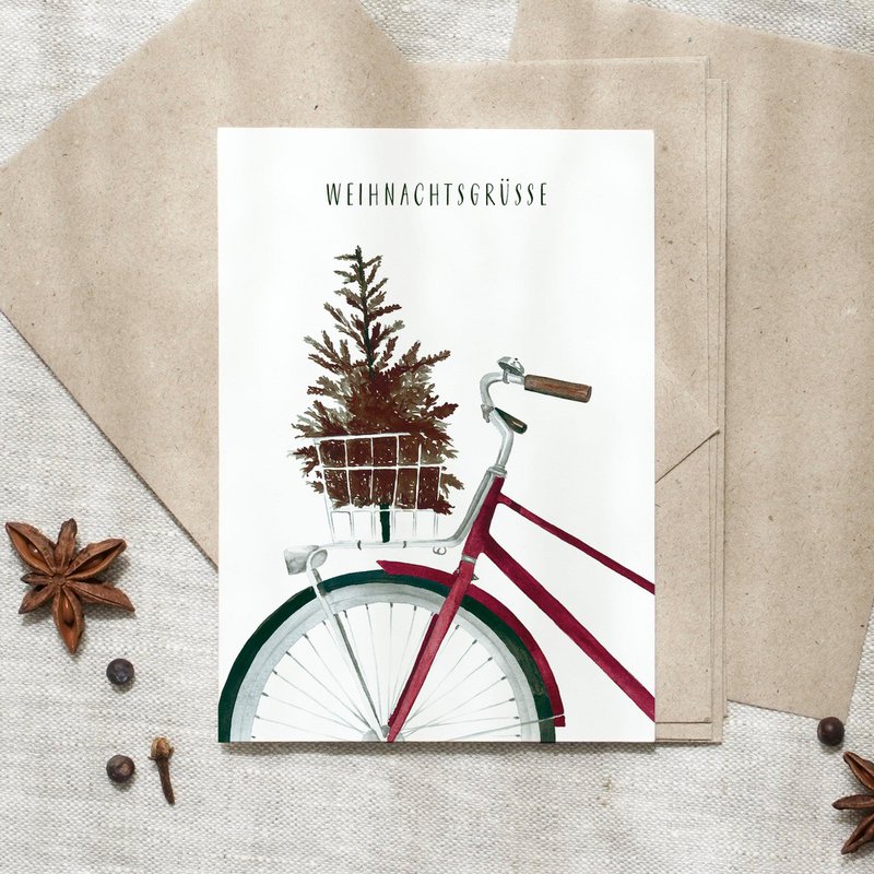 Postkarte · Weihnachtsgrüße