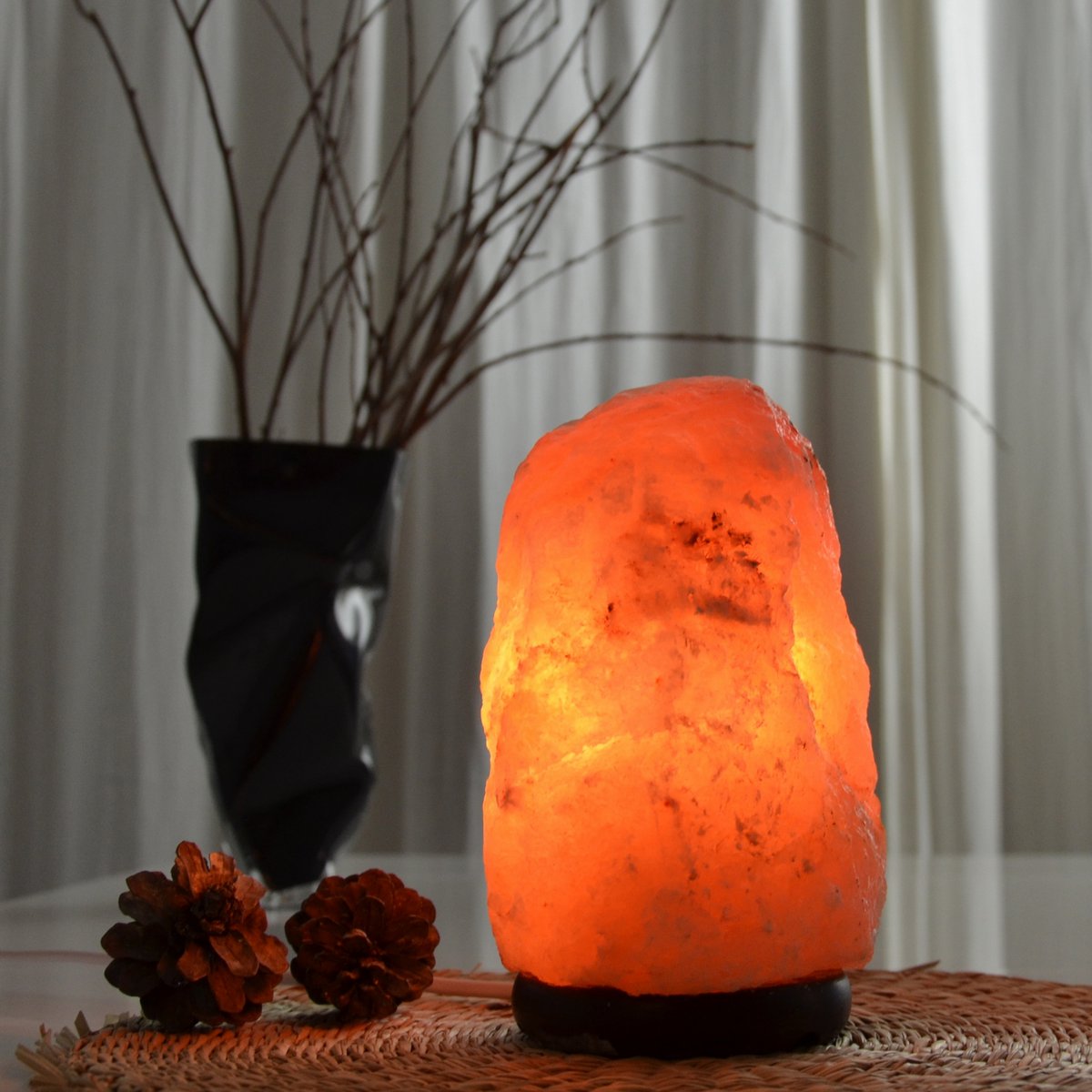 Himalayan Salt Crystal Lamp - 4 to 6 kg - Hand Carved - Gift Idea - Decorative Object